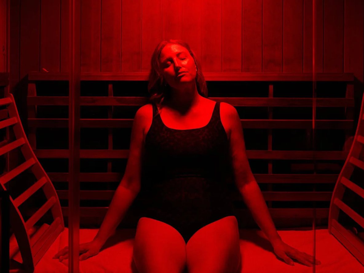 Infrared sauna at City Cave